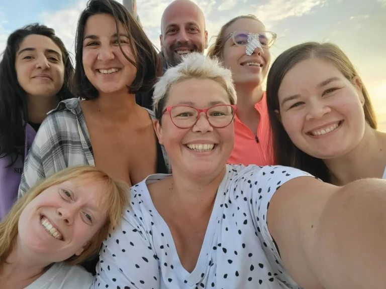 Smiles after the storm